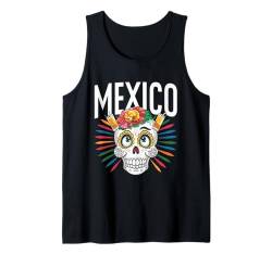 Tequila Mexican Sugar Skull Funny Mexican Festival Mexiko Tank Top von Mexiko Reise outfit für Men & Women