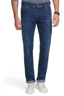 Meyer M5Regular Fit Jeans blau, Einfarbig von Meyer