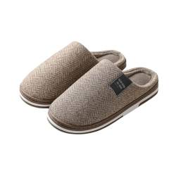 Hausschuhe Damen Winter Plüsch Pantoffeln Slipper mit Fussbett Herren Warm Filzpantoffeln Frauen Bequeme Filz Slippers Unisex Memory Foam Rutschfeste Hauspantoffeln Outdoor/Indoor Freizeitschuhe von Mfhmom