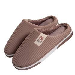 Mfhmom Hausschuhe Damen Herren Plüsch Weicher Bequemer Kuschelige Filzpantoffeln Hausschuhe Frauen Cozy Warme Pantoffeln Trendiger Unisex Filz Slippers Drinnen und Draußen von Mfhmom