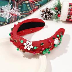 Vintage Luxus Haarbänder Mode Barock Strass Perle Haarband Stirnband Damen Halloween Weihnachten Party Haarschmuck von Miaoyak