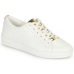 MICHAEL KORS Damen Keaton LACE UP Sneaker, Weißgold, 39.5 EU von MICHAEL KORS