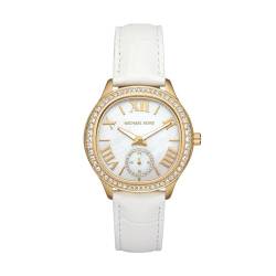 Michael Kors Damen-Uhren Analog Quarz One Size Weiß 32027704 von Michael Kors