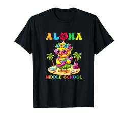 Aloha Middle School Duck Hawaii Schulanfang für Kinder, Mädchen T-Shirt von Middle School First Day of School Outfits Boy Girl