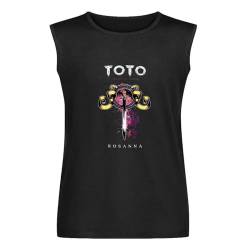 Toto Face Symbol Retro Sleeveless T-Shirt Mens Balck Vest Tank Top Tees Unisex Shirts S von MidiLiQa