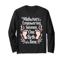 Hebamme Doula Erzieherin Baby Catcher Langarmshirt von Midwifery Birth Assistant Maternity Care Gift