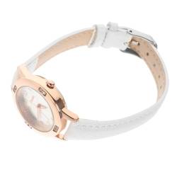 Mikikit 1 STK Auftauchen Armbanduhr Für Damen Digital Ansehen Frauen Schauen Analog Damenuhren Für Damen Uhr Für Mädchen Uhren Für Kinder Charmant Student Rostfreier Stahl Quarzuhren Weiß von Mikikit