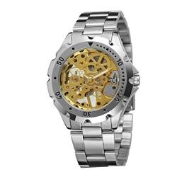 Mikikit Automatische Armbanduhr Mechanische Herrenuhr Herren Armbanduhr Mechanische Uhr Automatisch Anschauen Mann Haarreifen von Mikikit