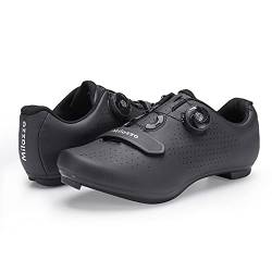 Milazzo Fahrradschuhe, Rennradschuhe für Herren, Rennrad MTB Radschuhe, Mountainbike Sneaker, Atmungsaktive Peloton Schuhen Radsportschuhe Kompatibe Look SPD SPD-SL Delta Lock Pedal Reitschuhe von Milazzo