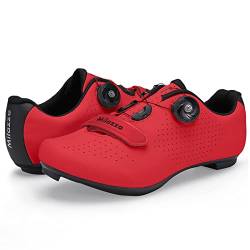 Milazzo Fahrradschuhe, Rennradschuhe für Herren, Rennrad MTB Radschuhe, Mountainbike Sneaker, Atmungsaktive Peloton Schuhen Radsportschuhe Kompatibe Look SPD SPD-SL Delta Lock Pedal Reitschuhe von Milazzo