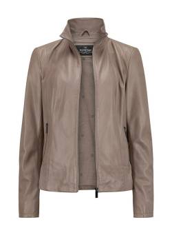 MILESTONE Damen Lederjacke Vela beige Nappaleder unifarben von Milestone