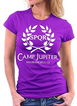 Camp Jupiter woman T-shirt, Größe L, Lila von Million Nation