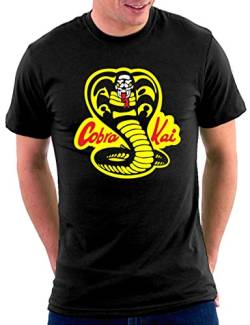 Million Nation Cobra Kai T-Shirt, Größe L, Schwarz von Million Nation