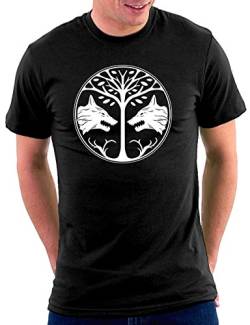 Million Nation Destiny Iron Banner T-Shirt, Größe L, Schwarz von Million Nation