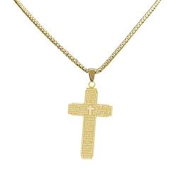 Mimoqk Anhänger christliche Halskette, christliche Halskette, religiöser Schmuck - Halskette mit Bibelversen für Frauen und Männer, religiöser Schmuck, Anhänger aus Metall, riferimento alla von Mimoqk