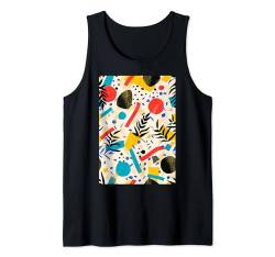 90er Jahre Kunstmuster Tank Top von Minimalist 90s Pattern Art Graphics