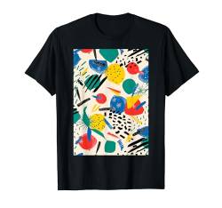 Muster Art 90er Jahre Stil T-Shirt von Minimalist 90s Pattern Art Graphics