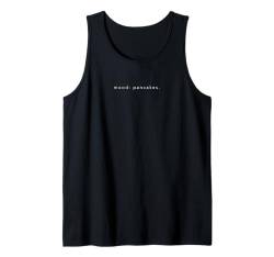 Mood Pancakes - Lustiger minimalistischer Pfannkuchenliebhaber Tank Top von Minimalist Mood Apparel Gifts