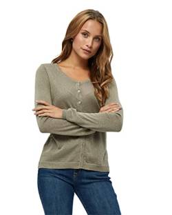 Minus New Laura Knit Cardigan Größe L | Beige Strickjacke Damen | Damen Strickjacke Mit Rundhalsausschnitt | Leichte Kurze Strickjacke Damen | Frühling Cardigan Damen Kurz von Minus