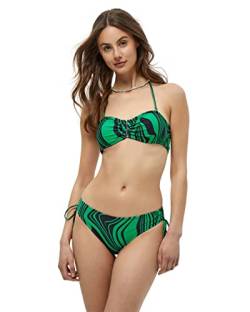 Minus Women's Amabel Bikini Bottom, Apple Green Graphic Print, XL von Minus