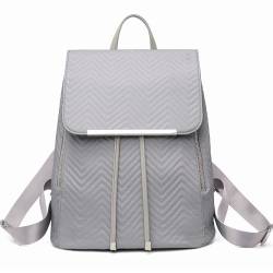 Miss Lulu Damen Rucksack Damen Cityrucksack Casual Daypacks Wasserdicht Schulrucksack mit Kordelzug Polyester Lightweight Medium von Miss Lulu