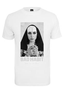 Mister Tee Herren T-Shirt Bad Habit Tee, T-Shirt mit Fotoprint für Männer, Regular Fit, Baumwolle, Größen XS - 5XL von Mister Tee