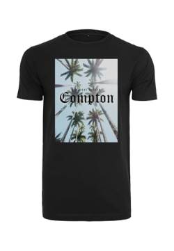 Mister Tee Herren T-Shirt Compton Palms Tee, T-Shirt mit Fotoprint für Männer, Graphic T-Shirt, Streetwear von Mister Tee