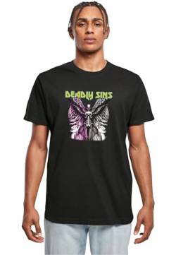 Mister Tee Herren T-Shirt Deadly Sins Tee, Print T-Shirt für Männer, Graphic T-Shirt, Streetwear von Mister Tee