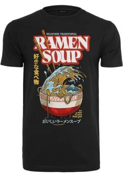 Mister Tee Herren T-Shirt Ramen Soup Tee, Print T-Shirt für Männer, Graphic T-Shirt, Streetwear von Mister Tee