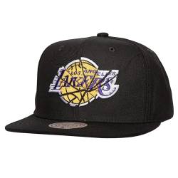 Mitchell & Ness NBA Shattered Snapback Cap Los Angeles Lakers Black von Mitchell & Ness