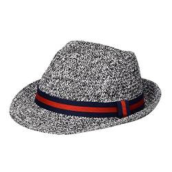 Miuno® Kinder Hut Jungen Strohhut Trilby Fedora Sommerhut H513 (H51320(Schwarz)) von Miuno