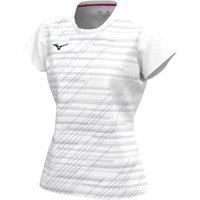 Mizuno Chiba T-Shirt Damen in weiß, Größe: M von Mizuno