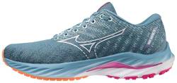 Mizuno Damen Wave Inspire 19 Laufschuh, Provincial Blue White, 39 EU von Mizuno