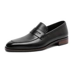 MlYJmer Herren Halbschuhe Business Schuhe Stilvoll Mokassin Slippers Hausschuhe Penny Loafers,Schwarz,41 EU von MlYJmer