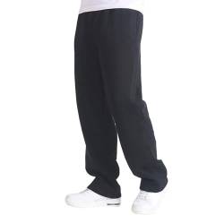 Mobanna Sporthose Herren Lang Graue Jogginghose Breite Fitness Sweat Hosen Baggy lässig Trainingshose Elastischer mit Taschen Track Pants Allgleiches Sport Cargohose Sweatpants von Mobanna