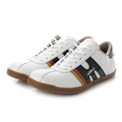 MOBUS(モーブス) Unisex Leder-Sneaker Munden, S.wht/Blk Emaille, 7.5 von Mobus