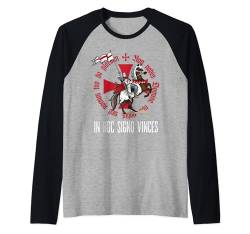 Katholischer Tempelritter Kreuzritter Kreuz Latein Raglan von Modern Day Catholic Designs