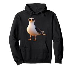 Möwe Strand Meer Nordsee Ostsee Silbermöwe Süße Möwen Pullover Hoodie von Möwen Motiv für Meeres Liebhaber & Strand Urlaub