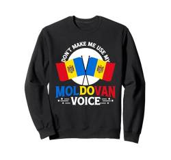 Moldawische Flagge Sweatshirt von Moldova Gifts for Men Women