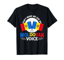 Moldawische Flagge T-Shirt von Moldova Gifts for Men Women