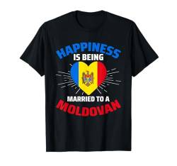 Moldawische Flagge T-Shirt von Moldova Gifts for Men Women