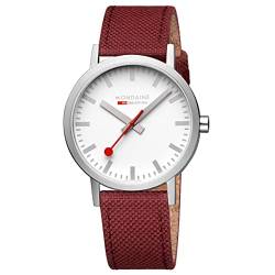 Mondaine Unisex Analog Quarz Uhr mit Textil Armband A6603036017SBC von Mondaine