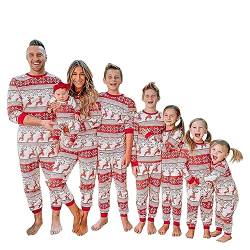 MoneRffi Weihnachts Pyjama Familie Set,Matching Christmas Pyjama Couples Set,Weihnachtspyjama Familie Outfit Weihnachten Schlafanzug für Damen Herren Kinder(Christmas-15,Damen,S) von MoneRffi