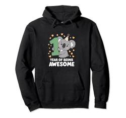 Kinder Koala 1. Geburtstag für Kinder Einjähriger Koala Pullover Hoodie von Monkey Mates Cute Animal s