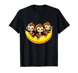 Niedliche Baby-Affen-Banane für Jungen und Mädchen T-Shirt von Monkeys Banana byAxisone