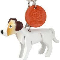 Monkimau Schlüsselanhänger Jack Russell Terrier Schlüsselanhänger Leder Tier Figur (Packung) von Monkimau