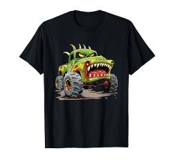 Cartoon Monster Truck Halloween Kinder Jungen Kleinkind T-Shirt von Monster Truck Gifts for Kids Boys & Toddlers