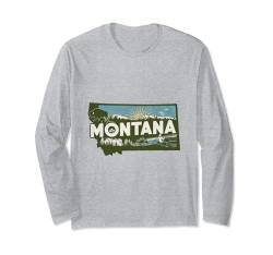 Montana Langarmshirt von Montana Mens Womens Apparel Gifts & Souvenirs