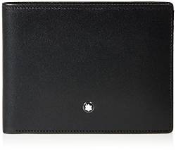 Montblanc Brieftasche 6cc, schwarz "Meisterstück" 14548 Unisex - Erwachsene Portemonnaies, na braun (na), 11 cm von Montblanc