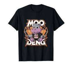 Moo-Deng Nilpferd Das berühmte Baby Pygmy Nilpferd T-Shirt von Moo-Deng Baby Animals – Cute Pygmy Hippo & Pig Des